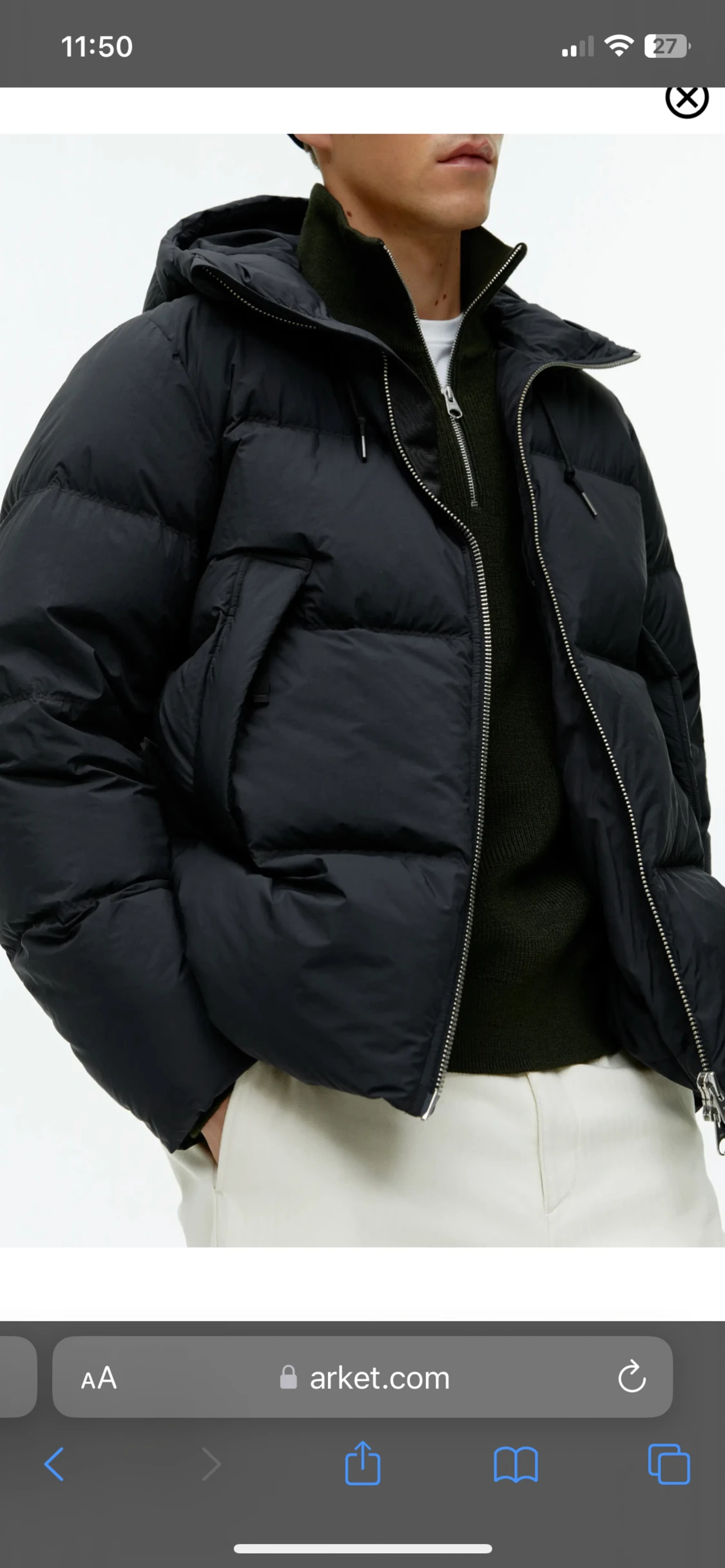 Arket Vinterjacka M - 90