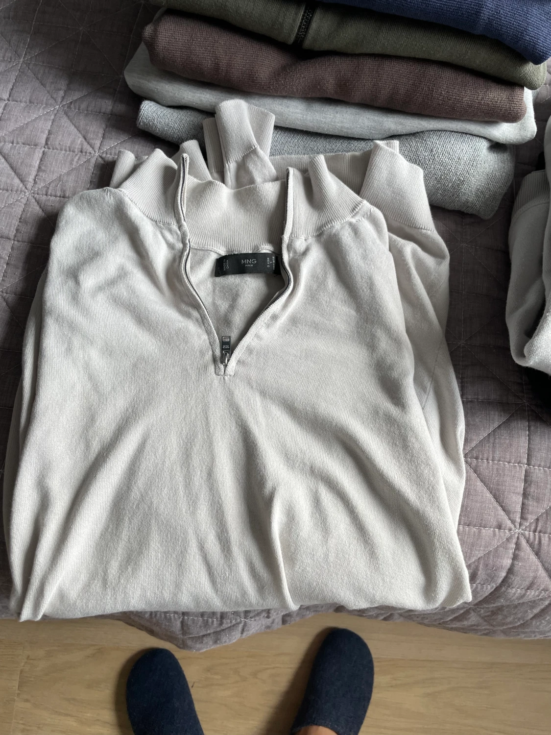 Mango zip polo