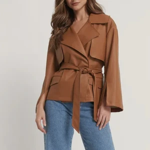 Skinnjacka NA-KD  - Säljer denna jättefina jackan från NA-KD som tyvärr inte kommer till användning. 