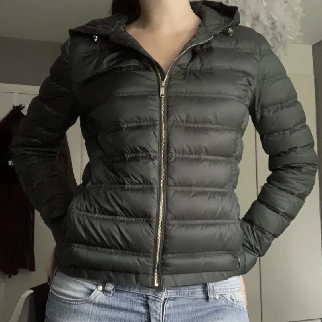 Mörkgrön jacka  - 90