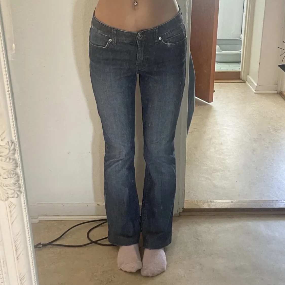 Lågmidjade jeans - 90