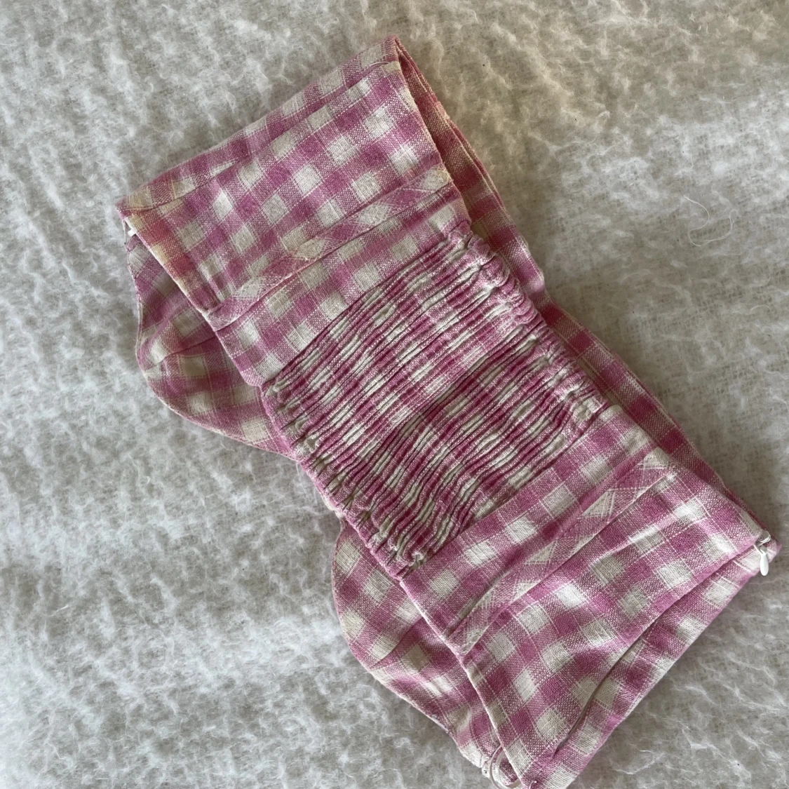 Gingham topp rosa zara - 91