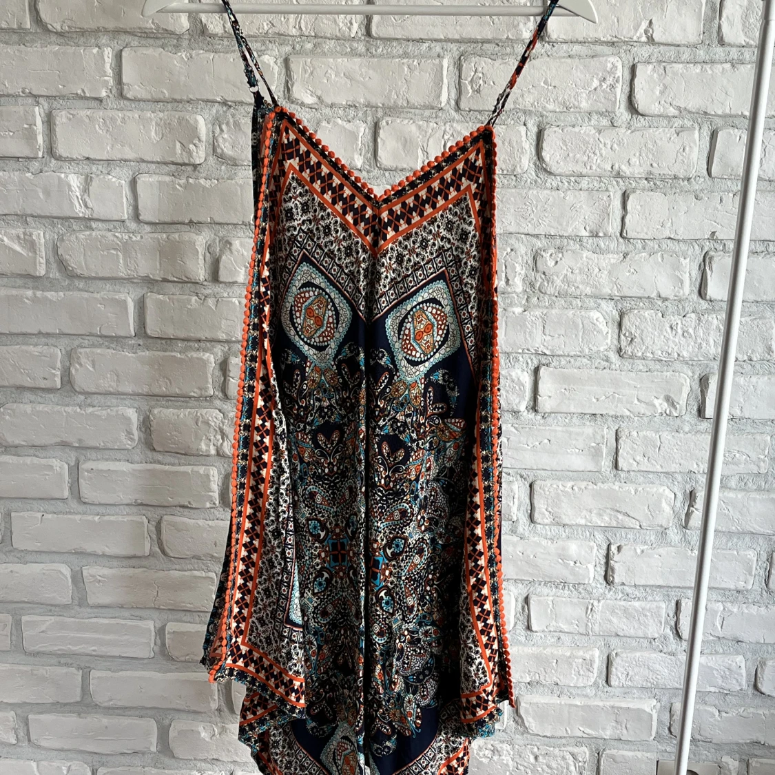 Flerfärgad unik klänning 