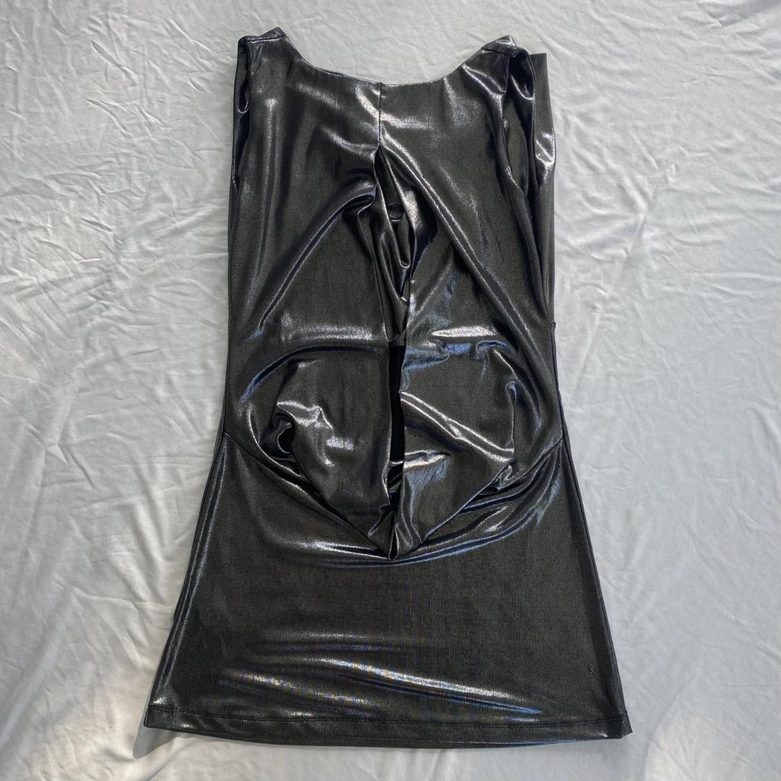 Silver svart klänning linne - 90