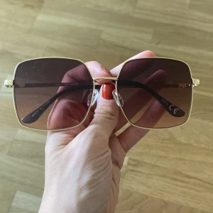 Solglasögon  - Fina solglasögon med guldiga detaljer