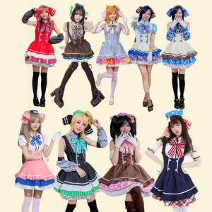 Söker love live candy maid cosplay! - Hej söker en candy maid love live cosplay:)) vill helst inte ha nico,nozomi och hanayo äger redan de dm om du har en å sälja! Pris kan diskuteras! 