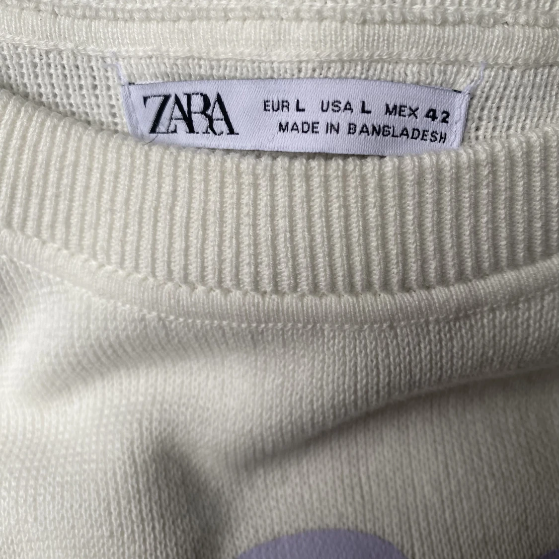 Zara sweatshirt - ”refresh gently” - 91
