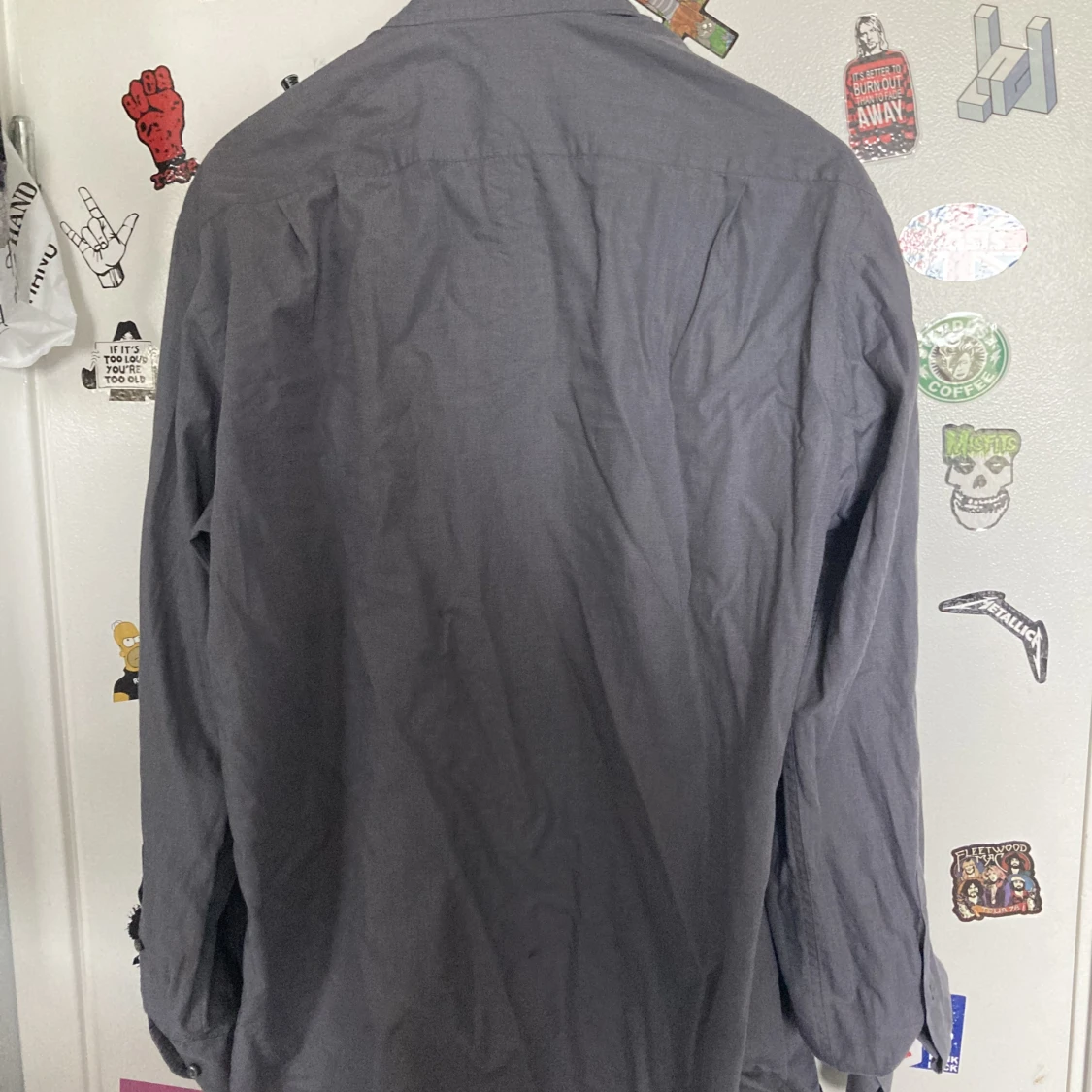 Grå skjorta Large - 90