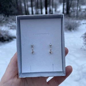 Silvriga örhängen  - 29kr, finns endast ett par kvar🤍 kolla gärna in min instragram ”ebnorth” där jag främst sköter försäljningen ☺️