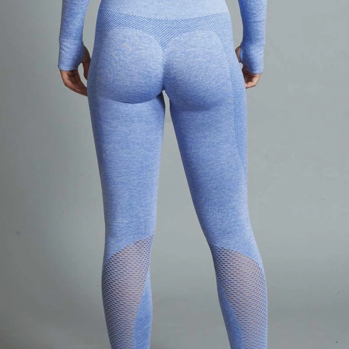 Blåa träningstights - 91