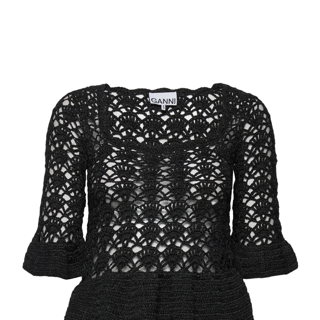 Virkad GANNI-topp - 91