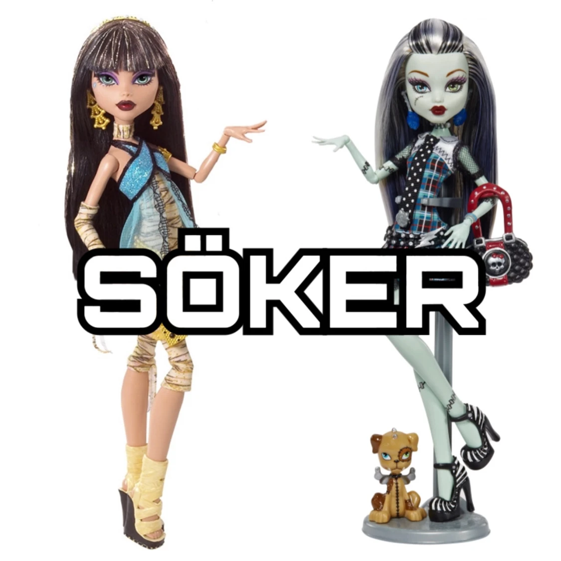 Monster high Frankie Stein och Cleo de nile