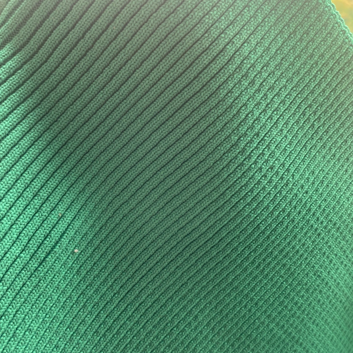 Grön ribbad klänning - 90