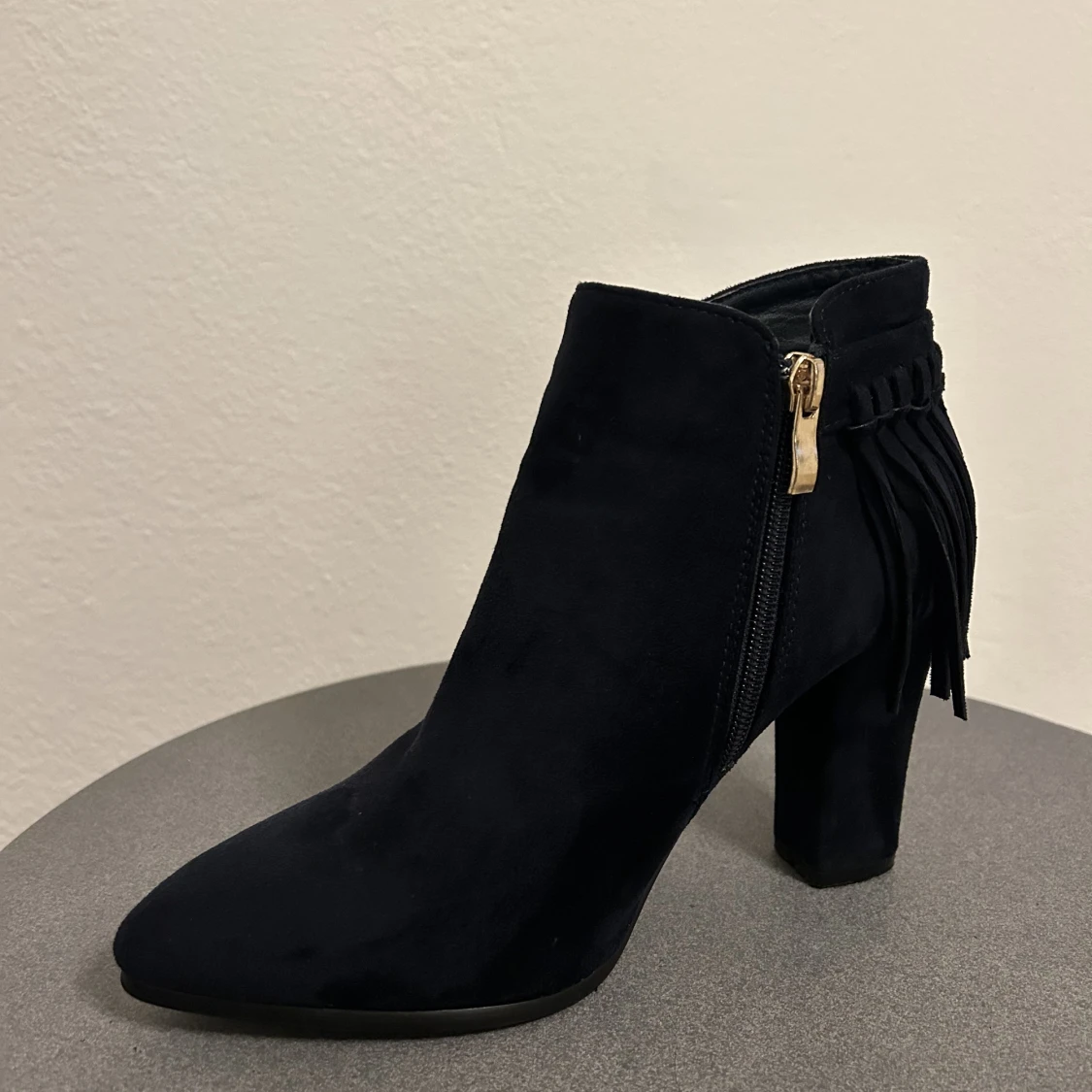 Ankelboots med fransar - 91