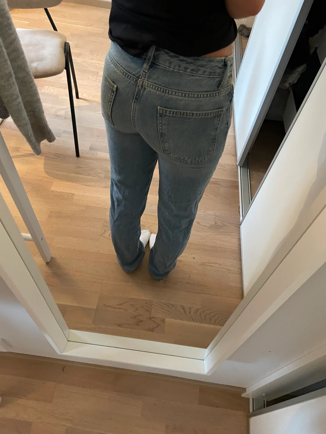 Low waist straight jeans - 90