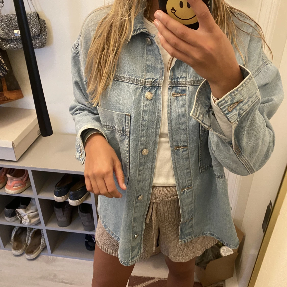 Oversized jeansjacka  - 90