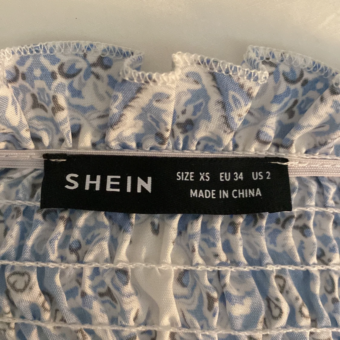 Blå bandeau klänning - 91