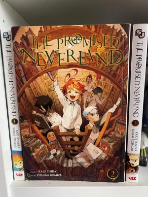 The Promised Neverland Volym 1-3 - Köptes för 139kr st, kan mötas i vissa delar av Skåne eller Göteborg vid tillfälle!🌸