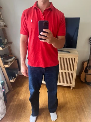 Röd pikétröja Ralph Lauren - Säljer en snygg röd pikétröja från Ralph Lauren.