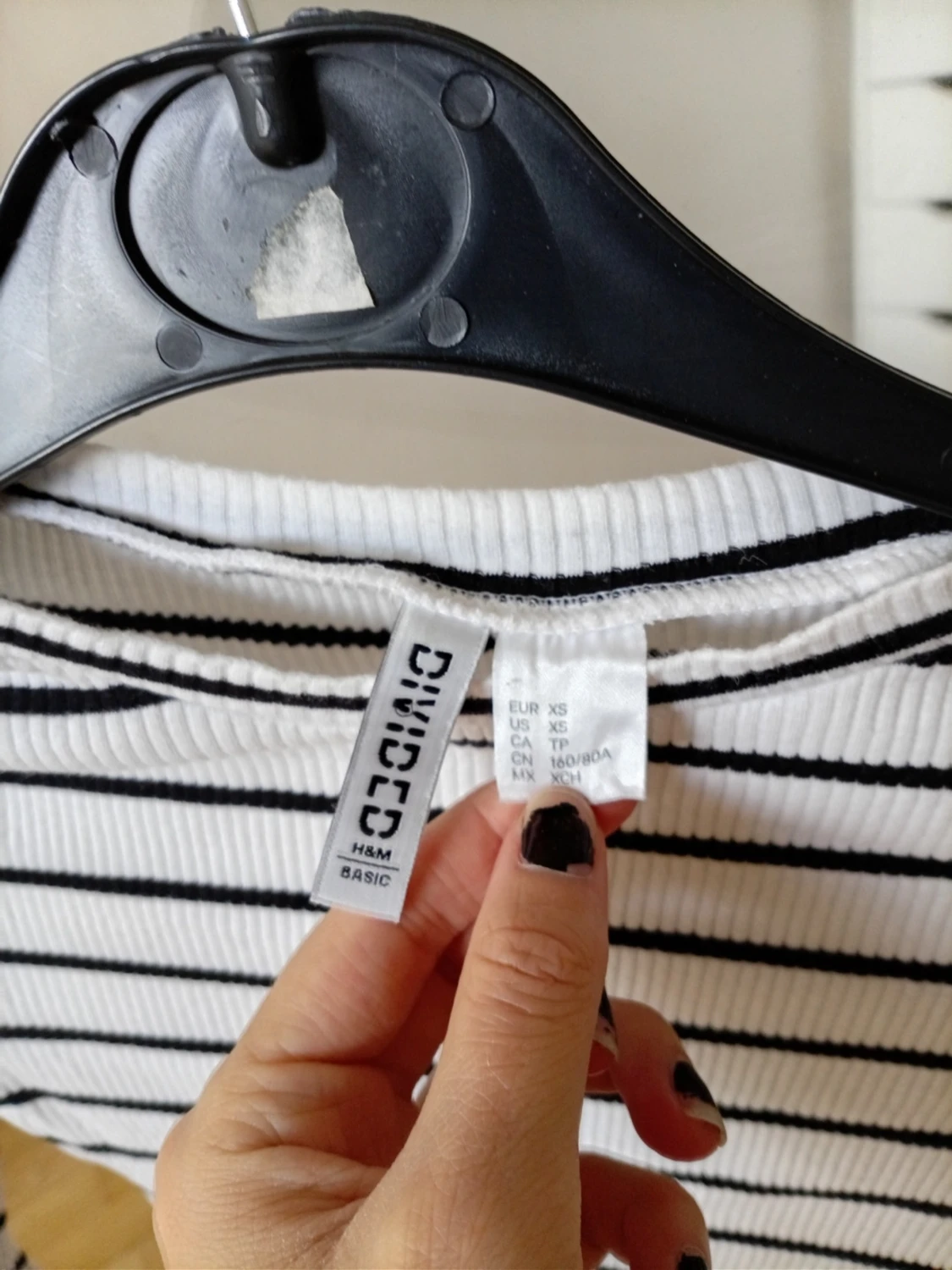 Randig ribbad topp från H&M Divided - 1