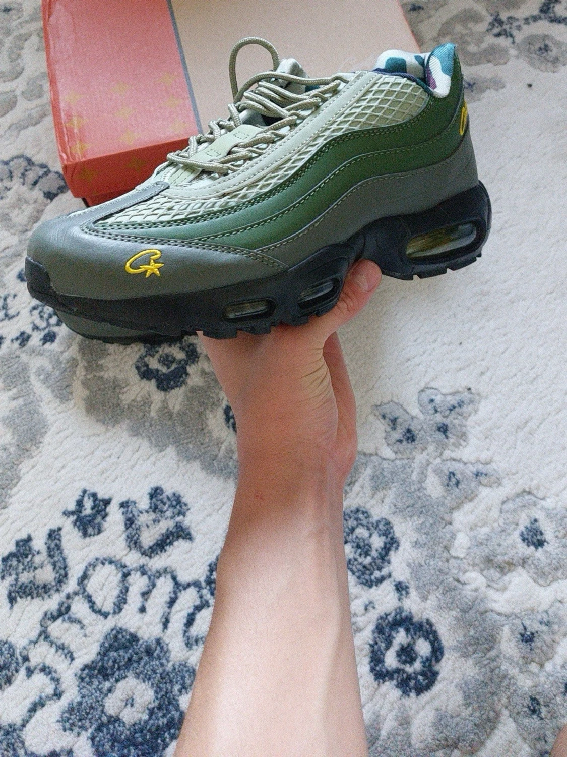 Nike Air Max 95 Corteiz Olive Grön Skor - 1