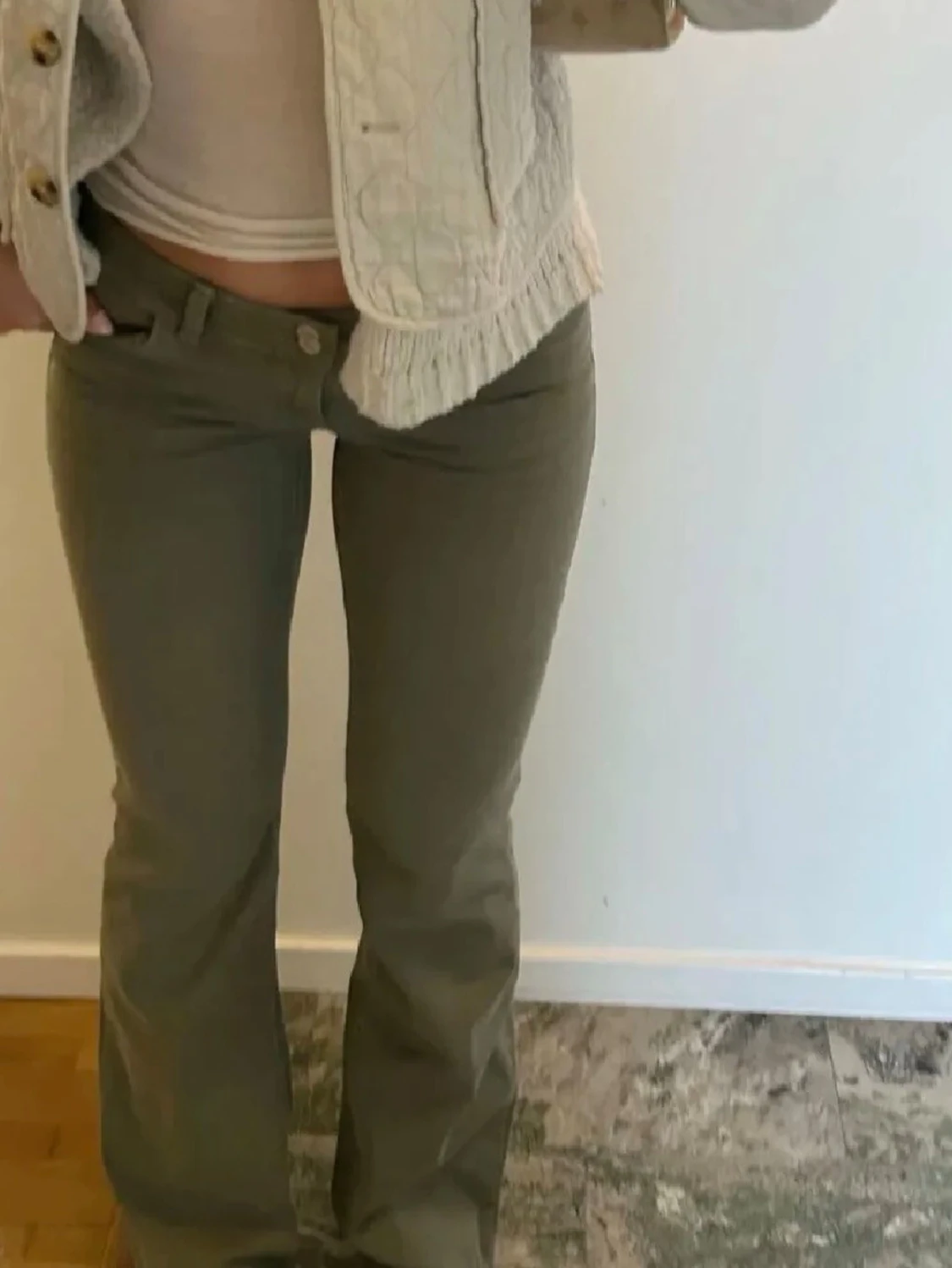 Gröna jeans från Nelly 