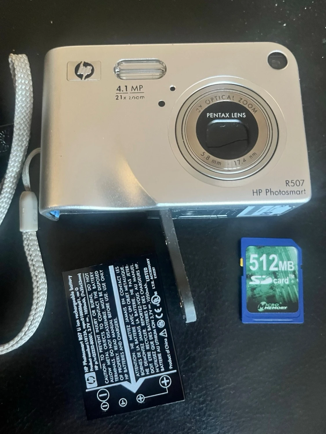 HP Photosmart R507 digitalkamera silver - 1