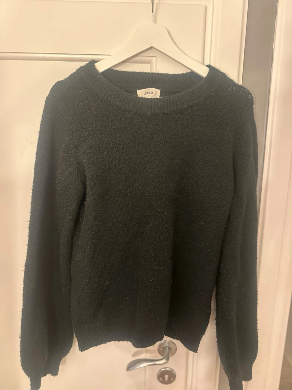 Mörkgrön stickad tröja från Object - 2