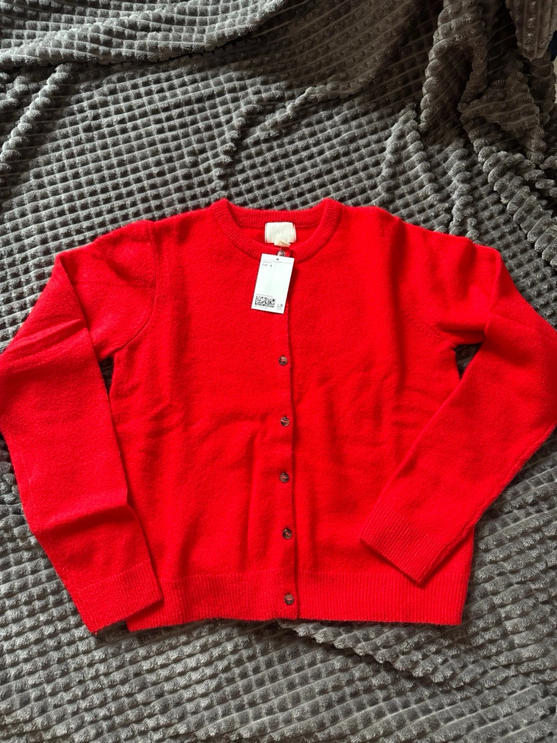 Röd kofta med knappar H&M - 1