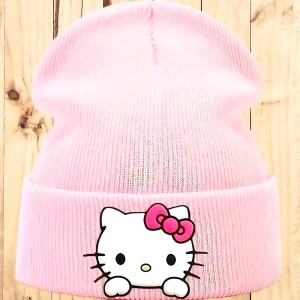 Söt mössa med Hello Kitty! - Söt rosa mössa i Onesize med Hello Kitty-motiv. Oanvänd! 