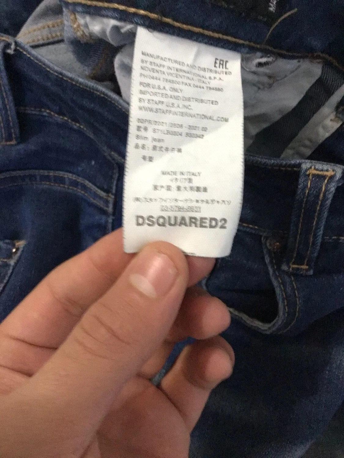 Blå jeans från Dsquared2 - 4