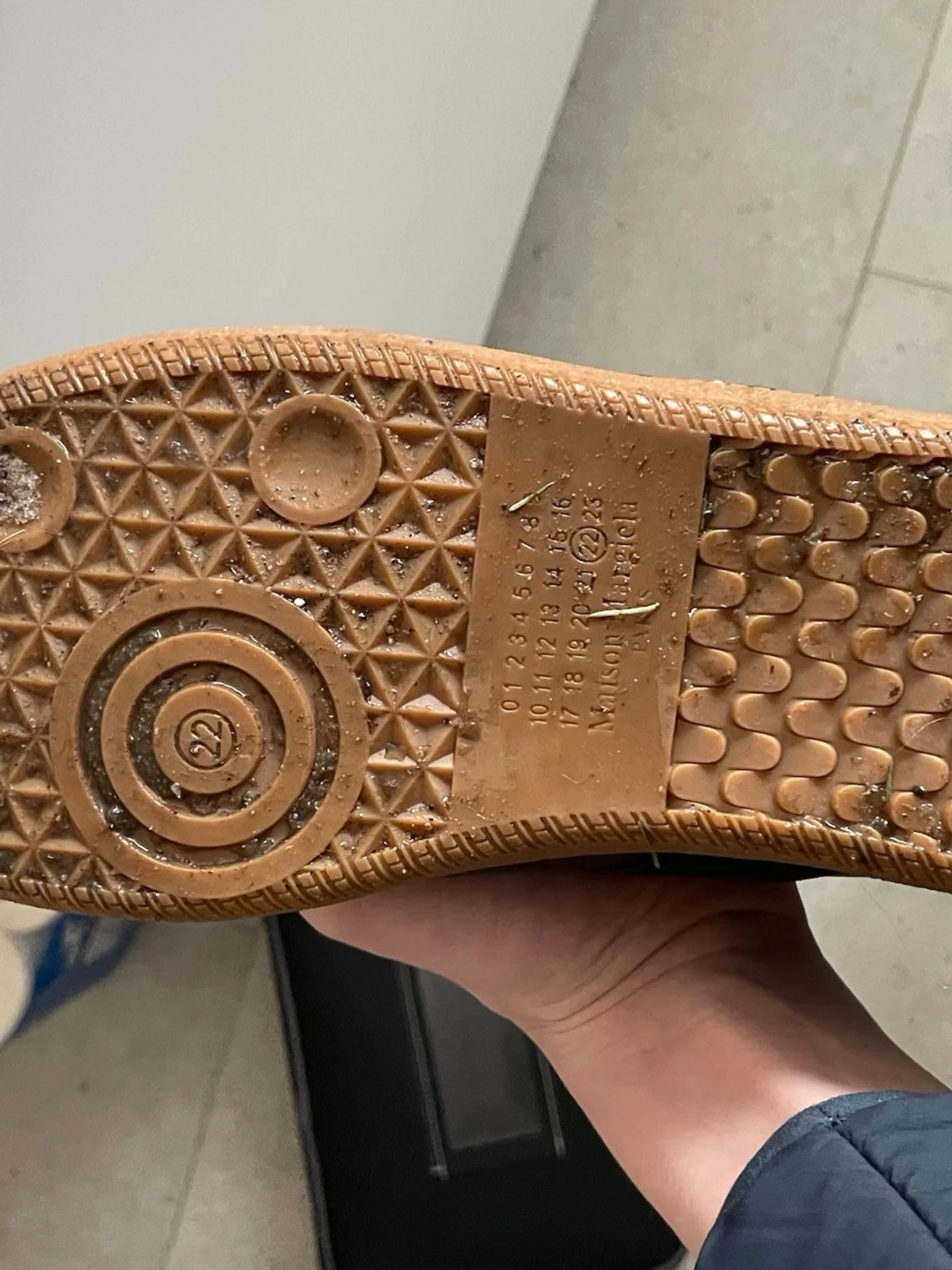 Maison Margiela sneakers med färgstänk - 1