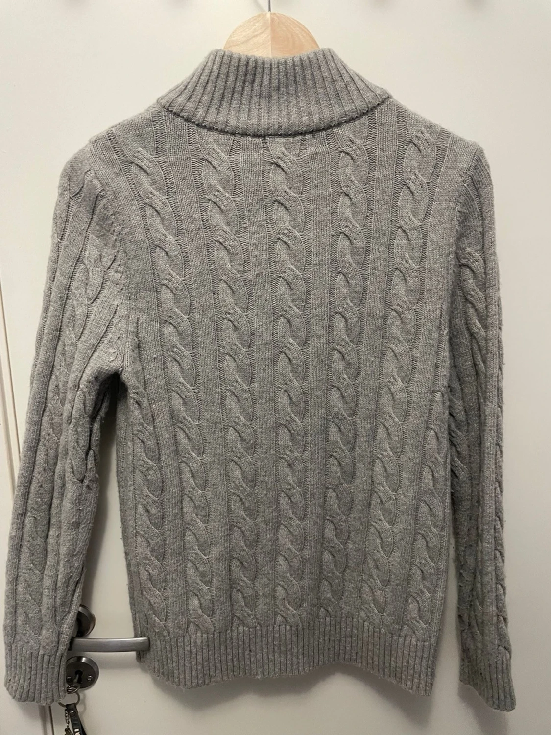 Grå kabelstickad tröja Polo Ralph Lauren - 1
