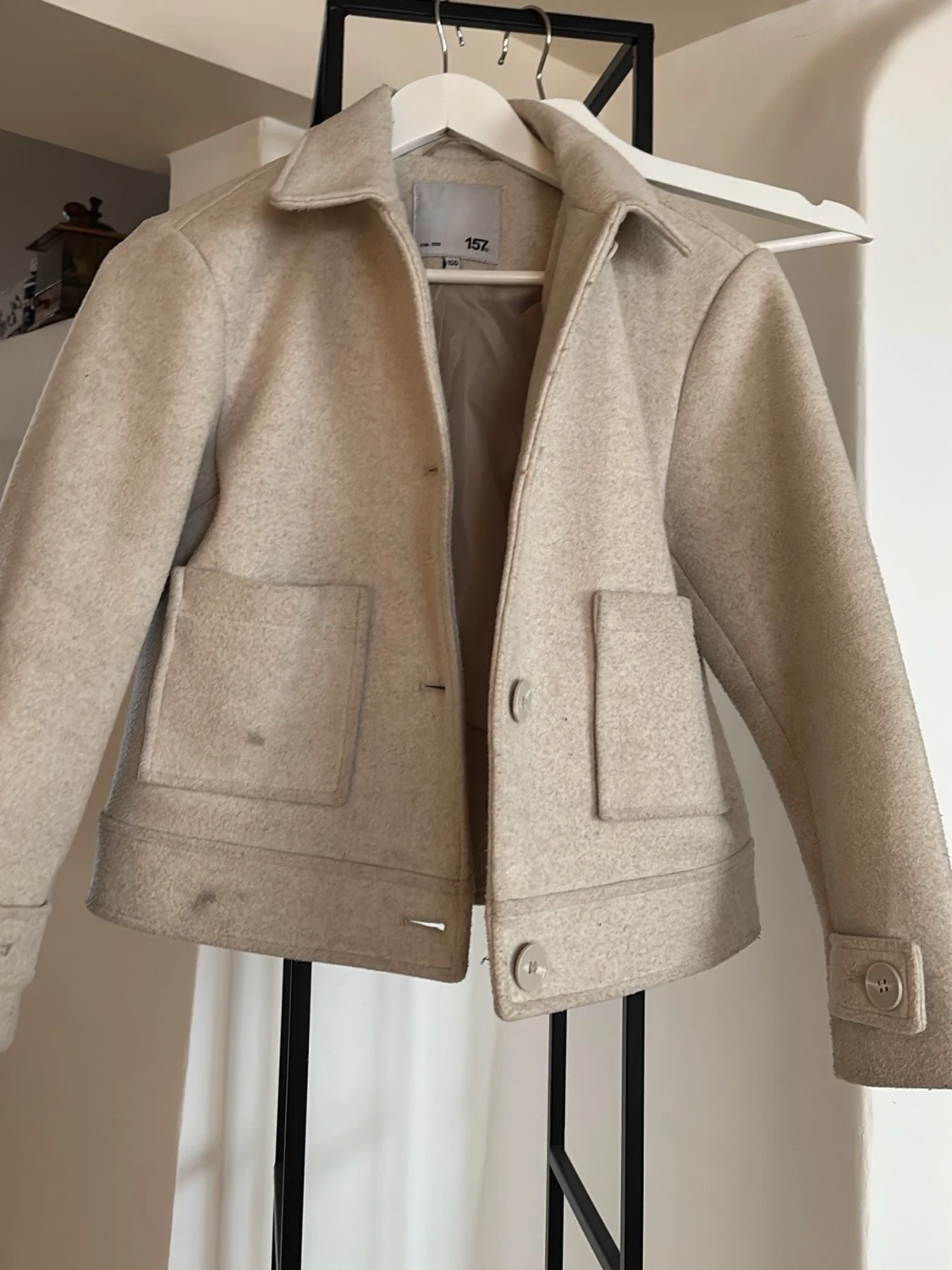 Beige ullrock från 157