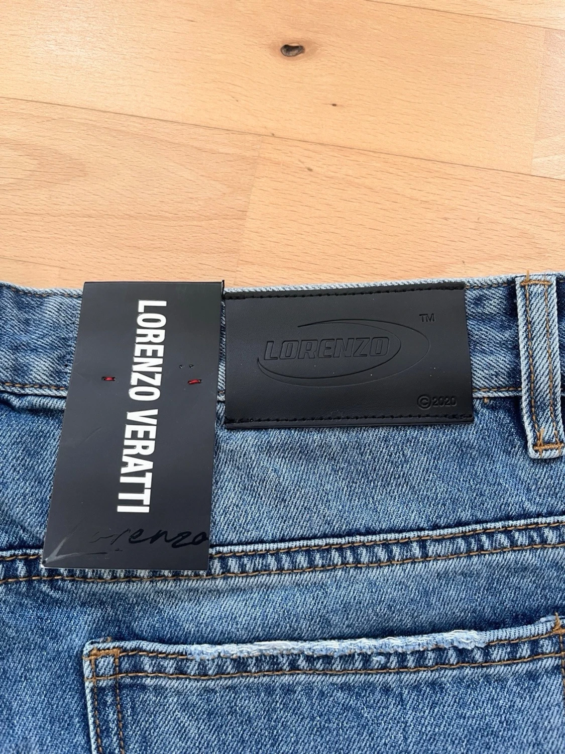 Blå flared jeans Lorenzo Veratti - 4