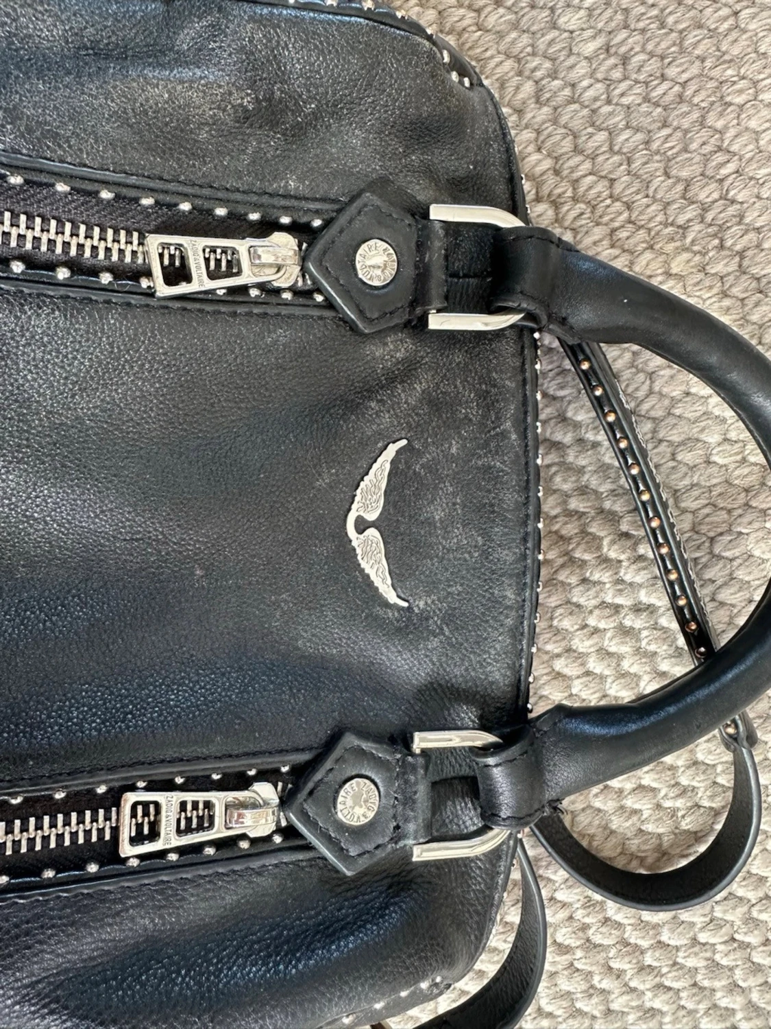 Svart handväska Zadig & Voltaire - 1
