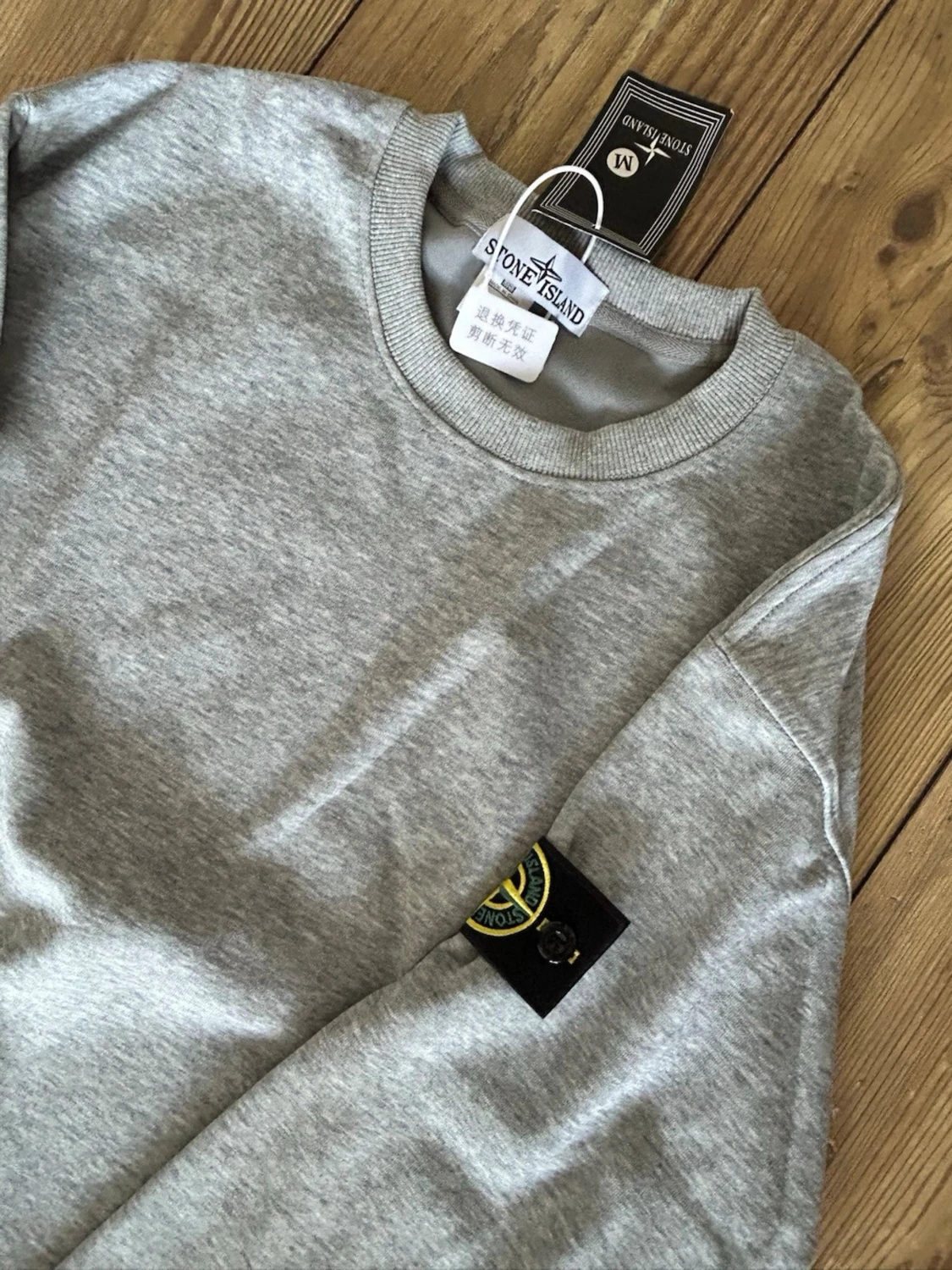 Grå sweatshirt från Stone Island