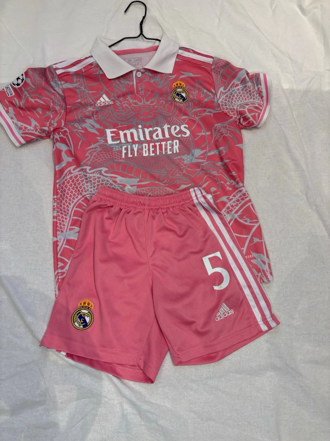 Rosa Real Madrid matchställ Adidas