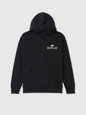 Replay hoodie - Säljer nu min replay hoodie som knappt är använd skriv ifall ni har frågor eller vill ha mer bilder.