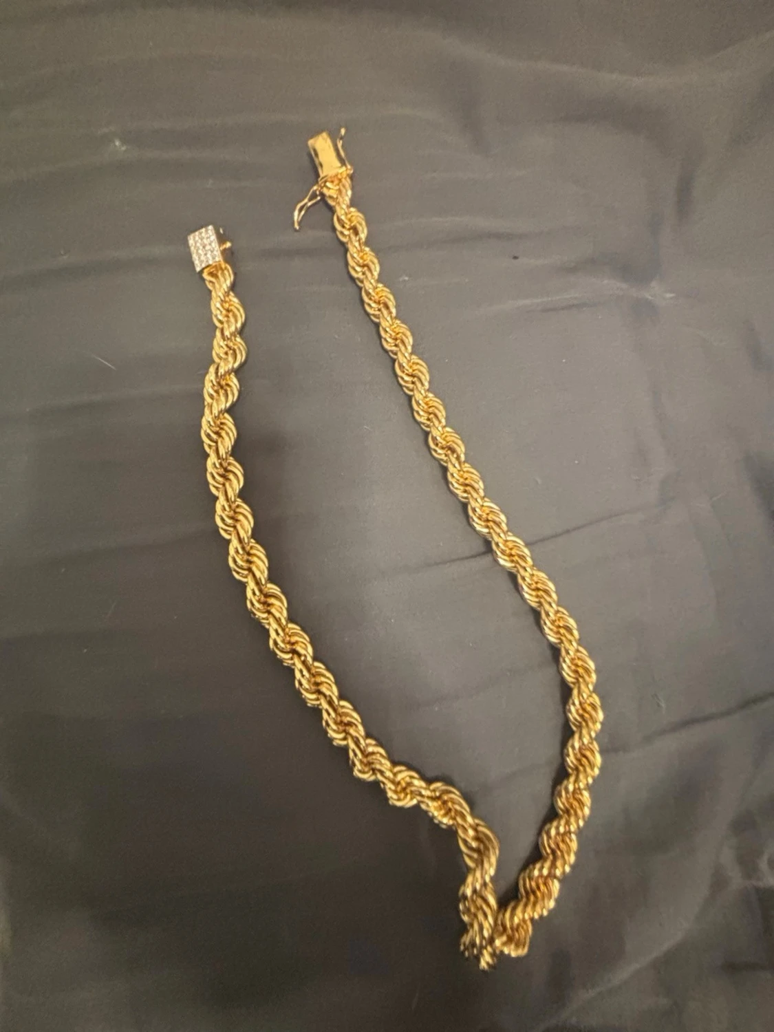 Cordell halsband 10mm 18k guldpläterad  - 3