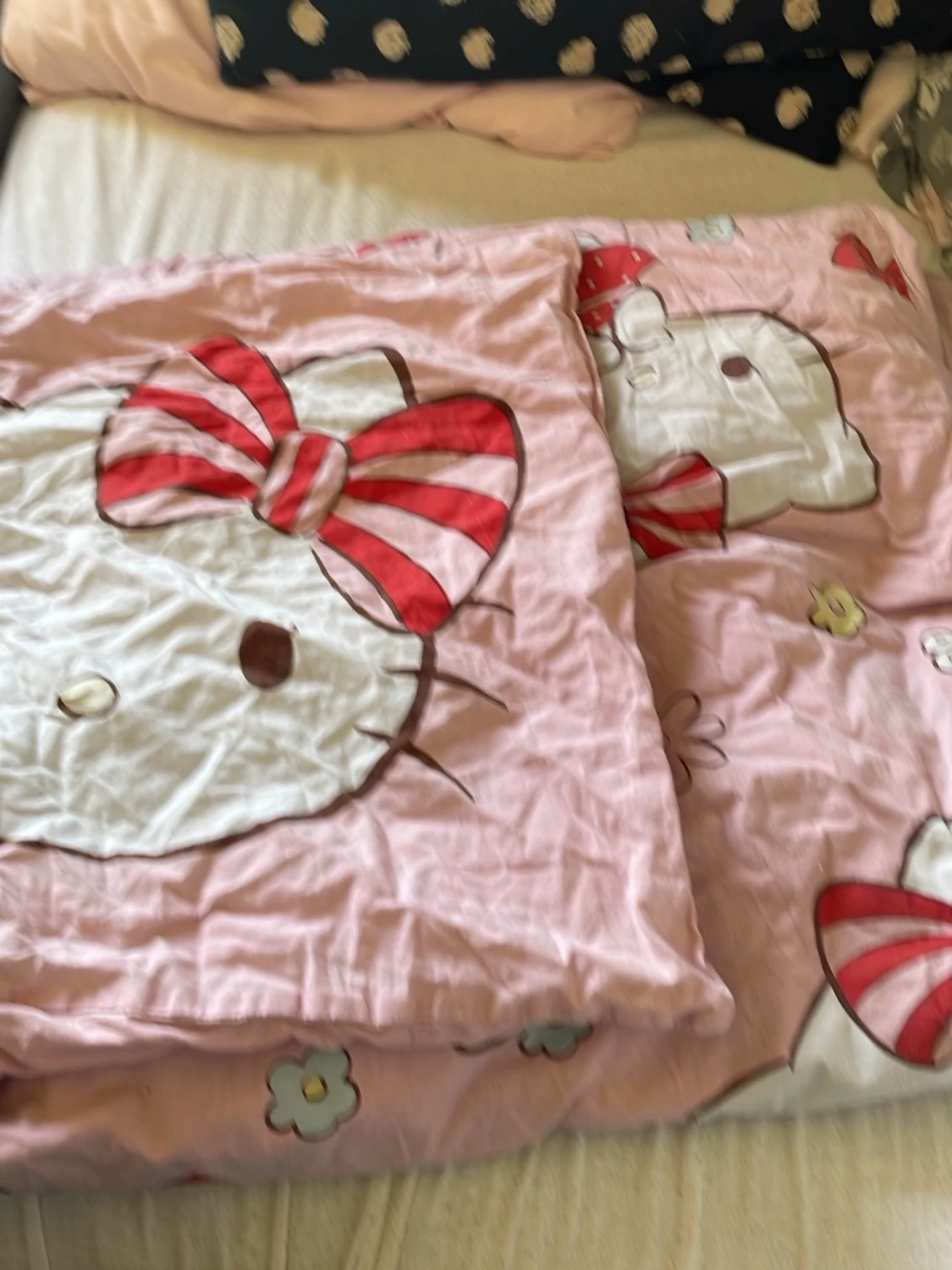 Hello Kitty rosa påslakanset