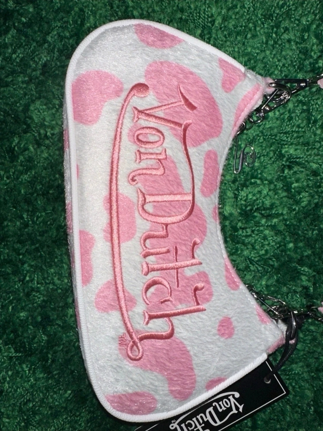 Rosa och vit Von Dutch handväska - 2