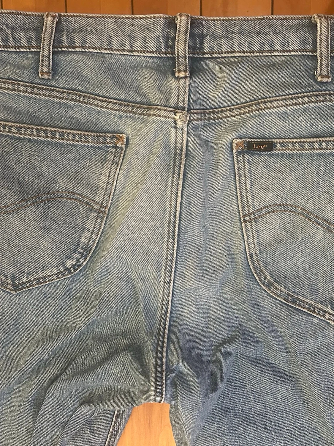 Klassiska raka blå jeans från Lee - 2