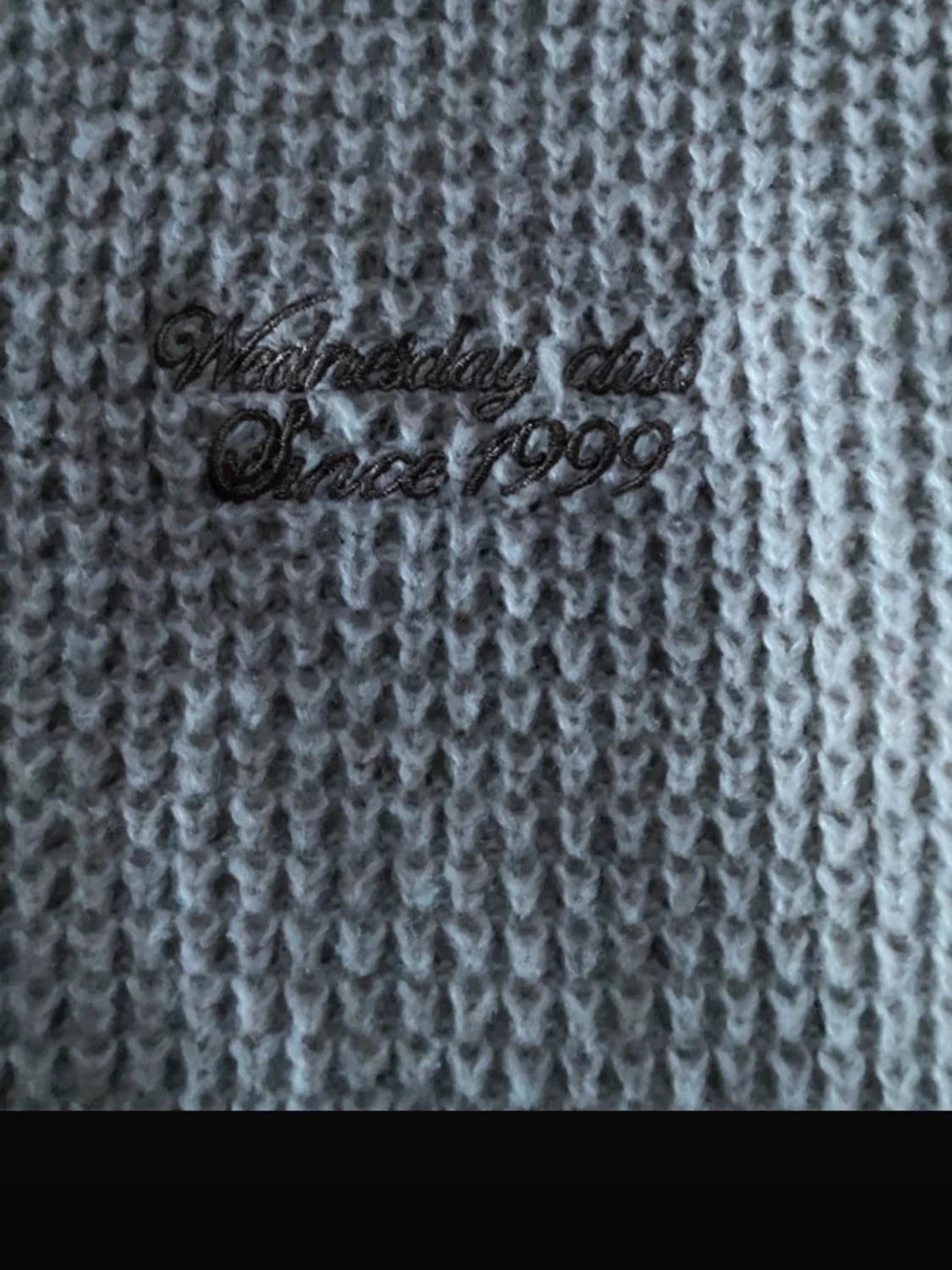 Beige stickad tröja - 1