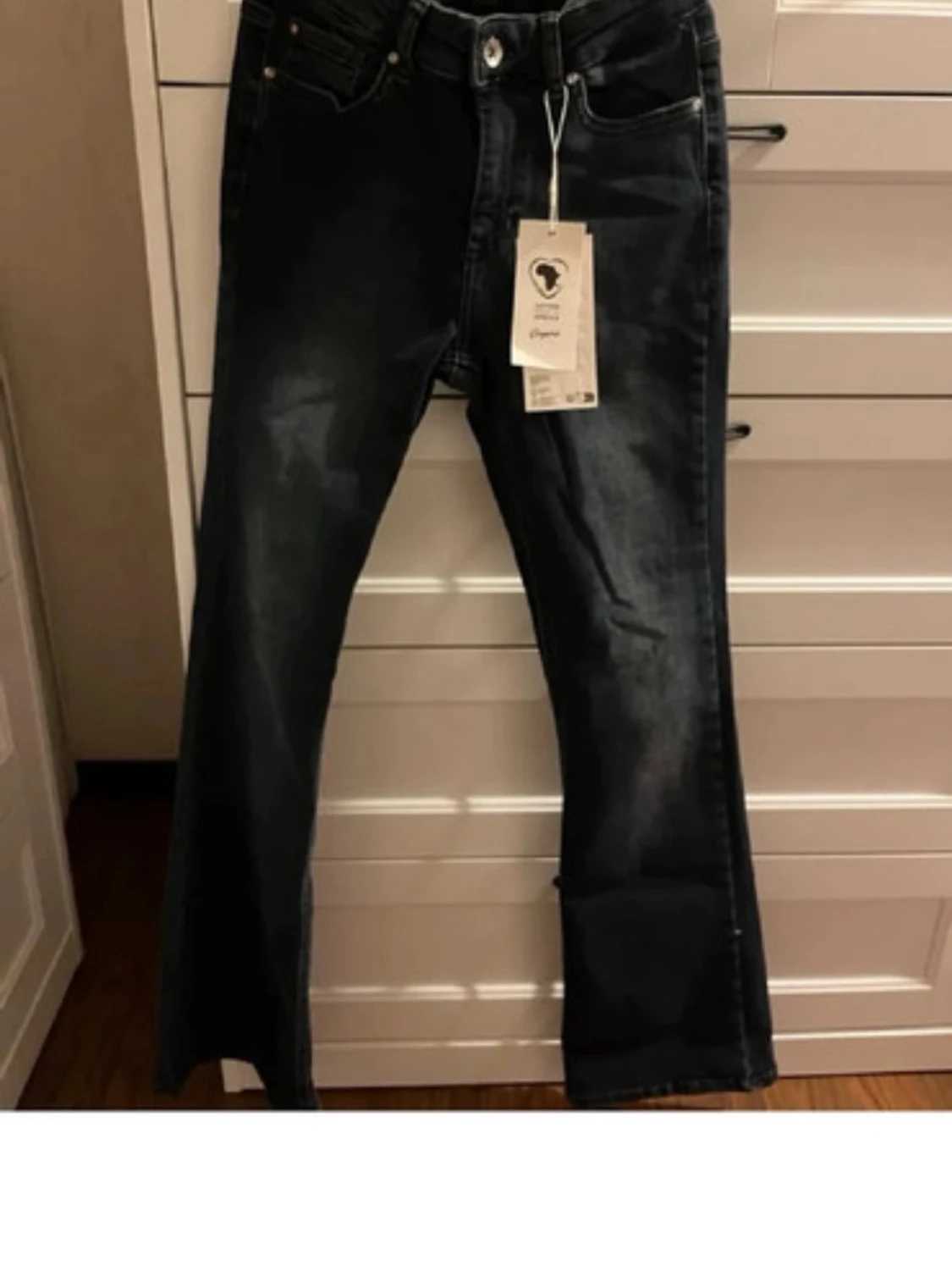 Mörkblå bootcut jeans från only - 2