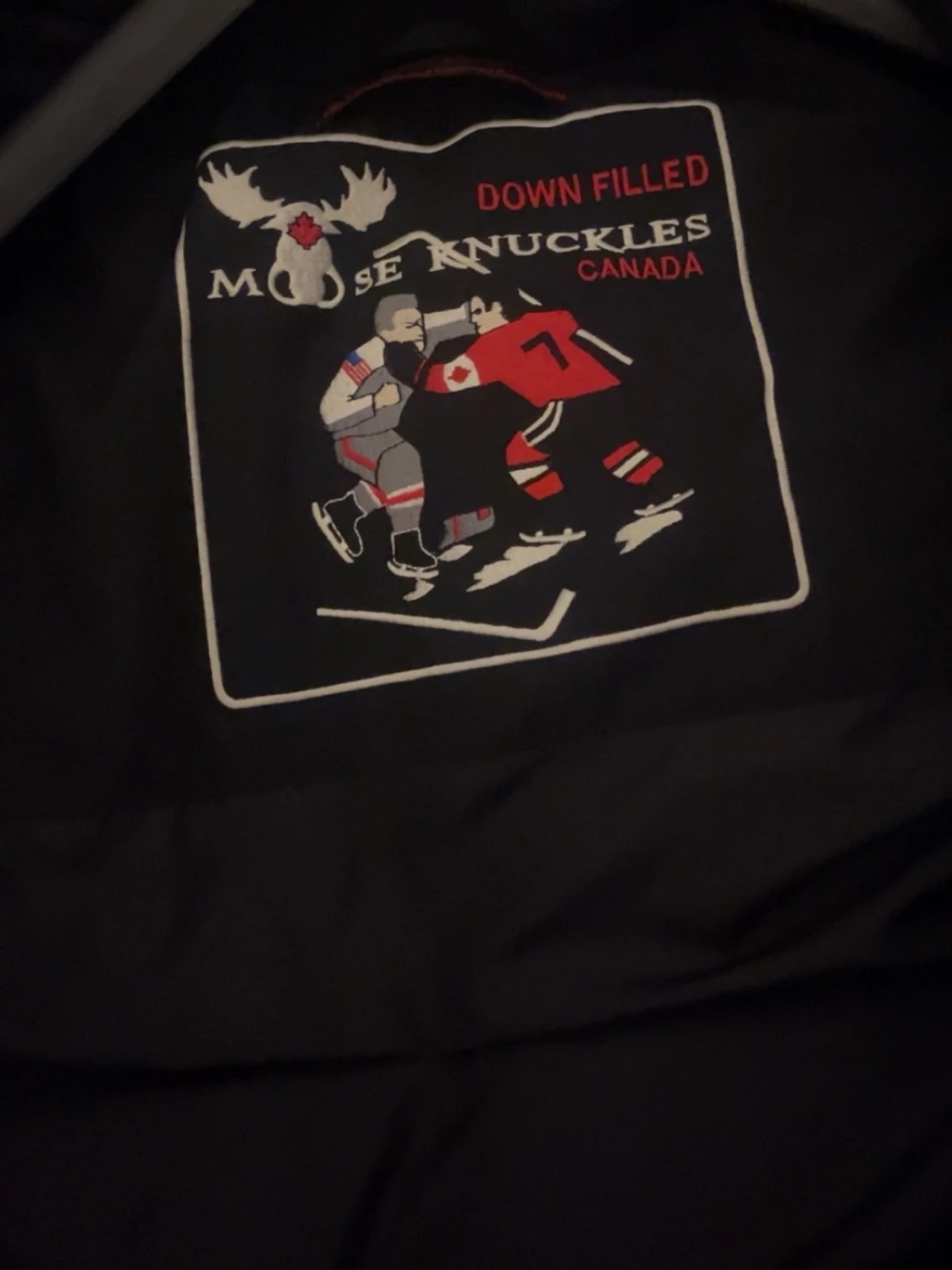 Svart dunjacka Moose Knuckles - 2