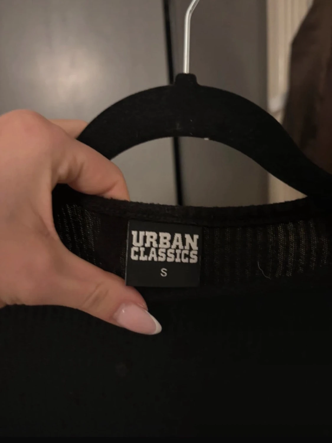 Svart långärmad klänning Urban Classics - 1