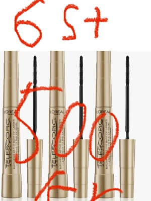 L'Oréal Telescopic Mascara 6 ST 500 kr  - Säljer 6 st L'Oréal Telescopic Mascara för 500 kr ny pris 1045 kr och jag säljer för 500 och dom är helt nya 