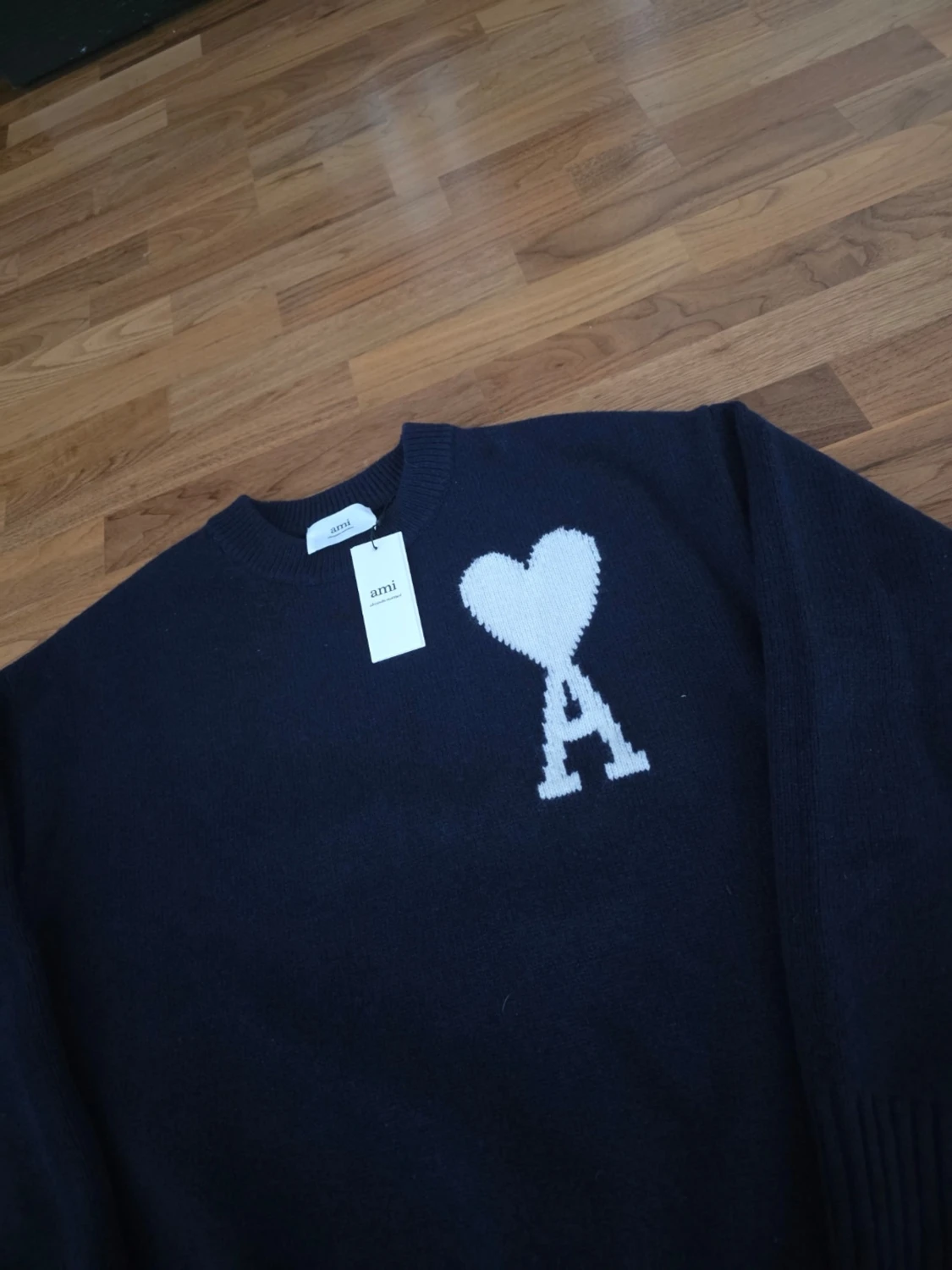 Marinblå Ami Paris Sweatshirt  - 2