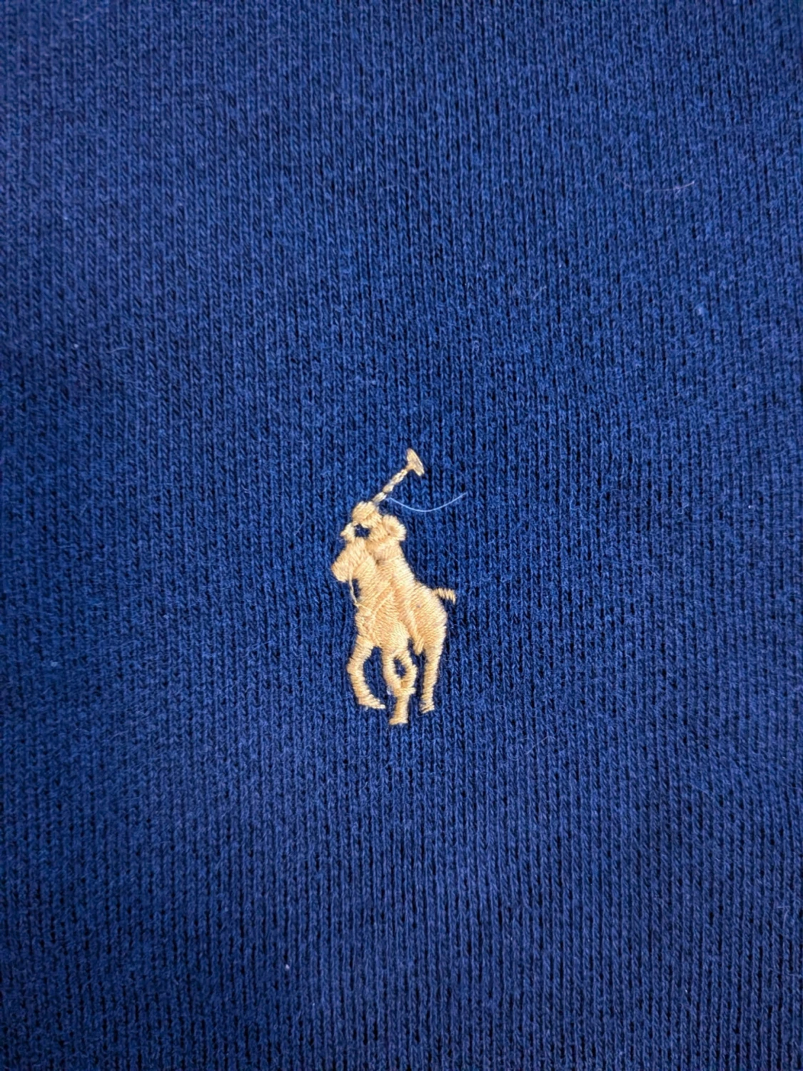 Marinblå Ralph Lauren zip hoodie  - 1